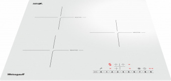 Индукционная варочная поверхность Weissgauff HI 430 WSC белый от магазина РЭССИ
