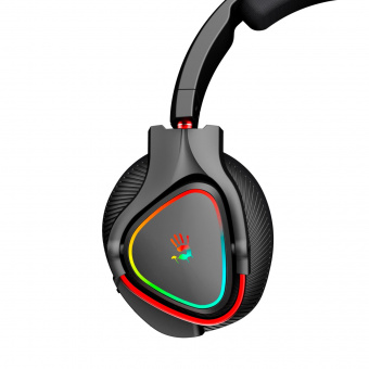 Наушники с микрофоном A4Tech Bloody MR710 черный BT оголовье (MR710 BLACK) от магазина РЭССИ