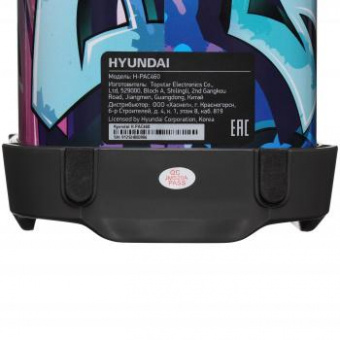 Колонка порт. Hyundai H-PAC460 черный 9W 1.0 BT/3.5Jack/USB 10м 1500mAh от магазина РЭССИ