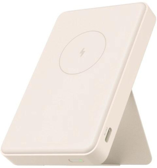 Мобильный аккумулятор Xiaomi BHR9074GL 6000mAh Qi 15W 2.4A USB-C беспров.зар. бежевый от магазина РЭССИ