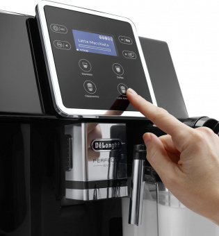 Кофемашина Delonghi Perfecta ESAM420.40.B 1450Вт черный/серебристый от магазина РЭССИ