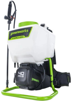 Опрыскиватель Greenworks G40BPS аккум. ранц. 15л белый/зеленый (5300007UA) от магазина РЭССИ
