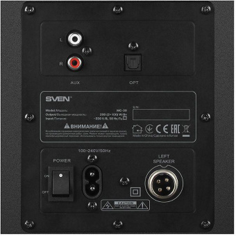 Колонки Sven MC-30 2.0 черный 200Вт BT от магазина РЭССИ