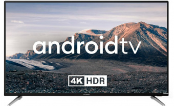 Телевизор LED Hyundai 50" H-LED50BU7008 Android TV черный 4K Ultra HD 60Hz DVB-T2 DVB-C DVB-S2 USB WiFi Smart TV от магазина РЭССИ