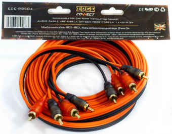 Кабель межблочный Edge EDC-RB504 5м черный/красный (упак.:1шт) от магазина РЭССИ