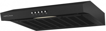 Вытяжка козырьковая Krona Ermina 500 черный управление: кнопочное (1 мотор) от магазина РЭССИ