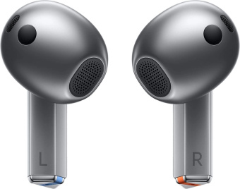 Гарнитура вкладыши Samsung Galaxy Buds 3 серебристый беспроводные bluetooth в ушной раковине (SM-R530NZAACIS) от магазина РЭССИ