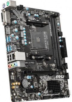 Материнская плата MSI A320M-A PRO Soc-AM4 AMD A320 2xDDR4 mATX AC`97 8ch(7.1) GbLAN RAID+DVI+HDMI от магазина РЭССИ