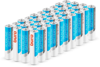 Батарея Buro Alkaline LR03 AAA (40шт) коробка от магазина РЭССИ