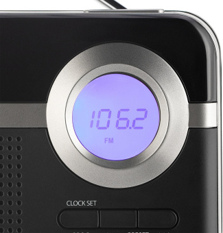 Радиоприемник настольный Vitek VT-3592 черный от магазина РЭССИ