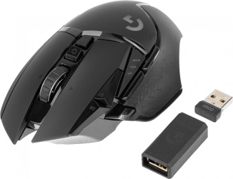 Мышь Logitech G502 Lightspeed черный оптическая 25600dpi беспров. USB 9but (910-005567) от магазина РЭССИ