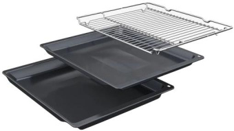 Духовой шкаф Электрический Bosch HBG536EB3 черный от магазина РЭССИ