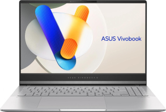Ноутбук Asus VivoBook S15 OLED M5506NA-MA013 Ryzen 5 7535HS 16Gb SSD1Tb AMD Radeon 15.6" OLED 3K (2880x1620) noOS silver WiFi BT Cam (90NB14D3-M004S0) от магазина РЭССИ