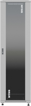 Шкаф серверный NTSS Премиум (NTSS-R22U6060GS) напольный 22U 600x600мм пер.дв.стекл металл 900кг серый IP20 сталь от магазина РЭССИ