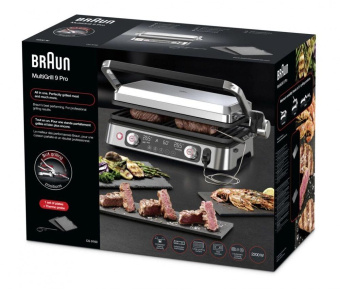 Электрогриль Braun CG9160 2200Вт черный/серебристый от магазина РЭССИ