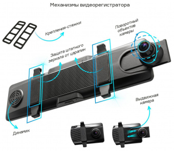Видеорегистратор TrendVision MR-1000 черный 1080x1920 1080p 140гр. GPS внутренняя память:2Gb GW100 от магазина РЭССИ