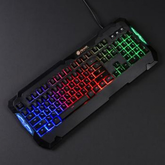 Клавиатура Оклик 721G SHERIFF черный USB Multimedia for gamer LED от магазина РЭССИ