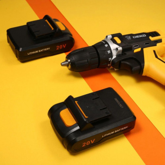 Дрель-шуруповерт Deko DKCD20FU-Li аккум. патрон:быстрозажимной (кейс в комплекте) (063-4135) от магазина РЭССИ