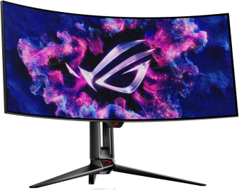 Монитор Asus 34" ROG Swift PG34WCDM черный OLED LED 21:9 HDMI матовая HAS Piv 450cd 178гр/178гр 3440x1440 240Hz FreeSync Premium DP 2K USB 8.4кг от магазина РЭССИ
