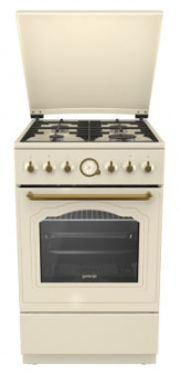 Плита Газовая Gorenje GI52CLI бежевый (металлическая крышка) реш.чугун от магазина РЭССИ