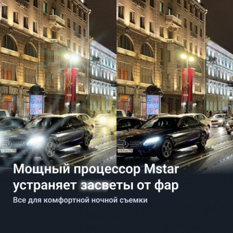 Видеорегистратор Roadgid Blick GPS Wi-Fi черный 2Mpix 1080x1920 1080p 170гр. GPS MSTAR 8339 от магазина РЭССИ