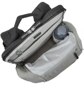 Рюкзак для ноутбука 15.6" Riva 8861 черный полиуретан/полиэстер от магазина РЭССИ