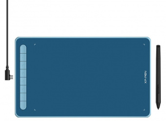 Графический планшет XPPen Deco Deco L Blue USB голубой от магазина РЭССИ