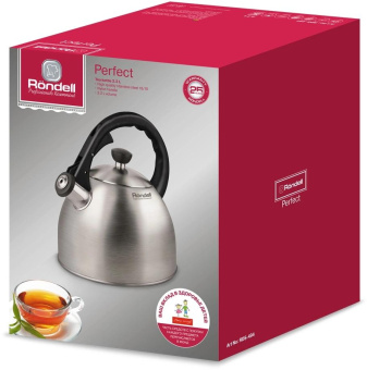Чайник металлический Rondell Perfect RDS-494 2.2л. стальной от магазина РЭССИ