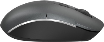 Мышь A4Tech Fstyler FB26CS Air2 серый/черный оптическая (2000dpi) silent беспроводная BT/Radio USB для ноутбука (4but) от магазина РЭССИ