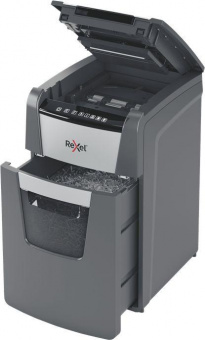 Шредер Rexel Optimum AutoFeed 130X черный с автоподачей (секр.P-4) фрагменты 130лист. 44лтр. скрепки скобы пл.карты от магазина РЭССИ