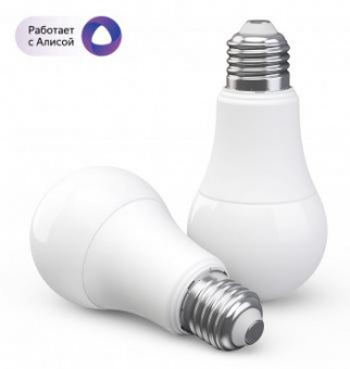 Умная лампа Aqara LED Light Bulb E27 9Вт 806lm (ZNLDP12LM) от магазина РЭССИ