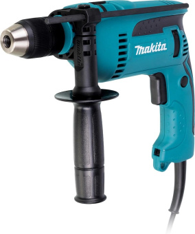 Дрель ударная Makita HP1641K 680Вт патрон:быстрозажимной реверс (кейс в комплекте) от магазина РЭССИ