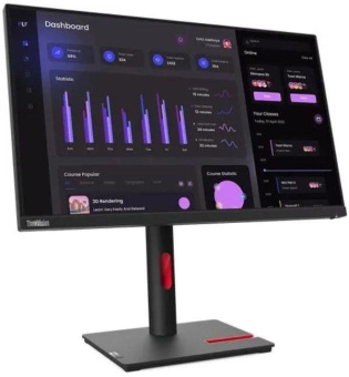 Монитор Lenovo 23.8" ThinkVision T24i-30 черный IPS LED 4ms 16:9 HDMI матовая HAS Piv 250cd 178гр/178гр 1920x1080 60Hz VGA DP FHD USB 5.4кг от магазина РЭССИ