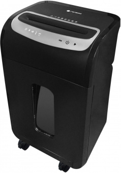 Шредер Heleos УМ35-5 черный/серебристый (секр.P-5) фрагменты 23лист. 35лтр. скрепки скобы пл.карты CD от магазина РЭССИ