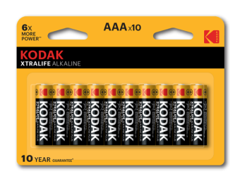 Батарейка LR03-8+2BL XTRALIFE Alkaline [K3A-8+2] (120/480/38400) от магазина РЭССИ