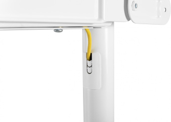 Стойка для телевизора Cactus CS-ST1146WT белый 37"-70" макс.70кг напольный мобильный от магазина РЭССИ