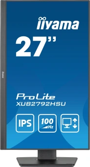Монитор Iiyama 27" ProLite XUB2792HSU-B6 черный IPS LED 0.4ms 16:9 HDMI M/M матовая HAS Piv 250cd 178гр/178гр 1920x1080 100Hz DP FHD USB 5.7кг от магазина РЭССИ