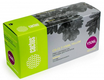 Картридж лазерный Cactus CS-CLT-Y506L CLT-Y506L желтый (3500стр.) для Samsung CLP 680/CLX 6260/6260FD/6260FR от магазина РЭССИ