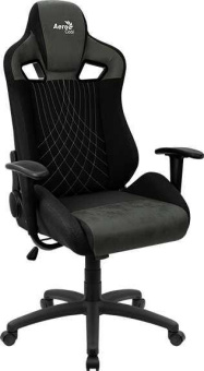Кресло игровое Aerocool Earl Hunter Green черный/зеленый сиденье черный/зеленый крестов. от магазина РЭССИ