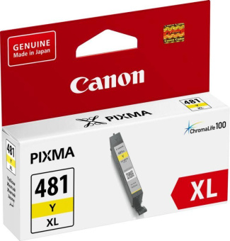 Картридж струйный Canon CLI-481XLY 2046C001 желтый (8.3мл) для Canon Pixma TS6140/TS8140TS/TS9140/TR7540/TR8540 от магазина РЭССИ