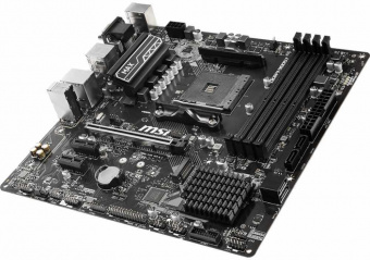 Материнская плата MSI B450M PRO-VDH MAX Soc-AM4 AMD B450 4xDDR4 mATX AC`97 8ch(7.1) GbLAN RAID+VGA+DVI+HDMI от магазина РЭССИ