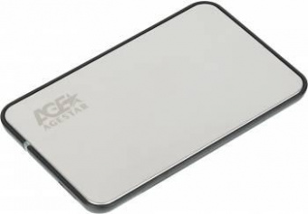 Внешний корпус для HDD/SSD AgeStar 3UB2A8S-6G SATA III USB3.0 пластик/алюминий серебристый 2.5" от магазина РЭССИ