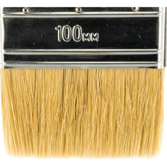 Плоская кисть STAYER UNIVERSAL-EURO светлая натуральная щетина деревянная ручка 100 мм 4" 0102-100 от магазина РЭССИ
