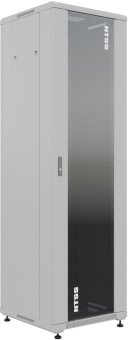 Шкаф серверный NTSS Премиум (NTSS-R22U6060GS) напольный 22U 600x600мм пер.дв.стекл металл 900кг серый IP20 сталь от магазина РЭССИ