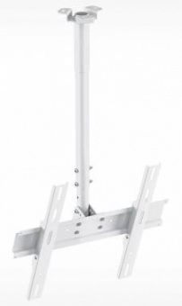 Кронштейн для телевизора Holder PR-101-W белый 32"-65" макс.60кг потолочный фиксированный от магазина РЭССИ