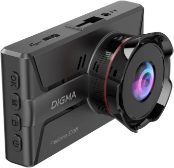 Видеорегистратор Digma FreeDrive 300W черный 4Mpix 1400x2560 130гр. от магазина РЭССИ