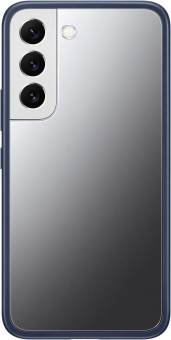 Чехол (клип-кейс) Samsung для Samsung Galaxy S22 Frame Cover темно-синий/прозрачный (EF-MS901CNEGRU) от магазина РЭССИ