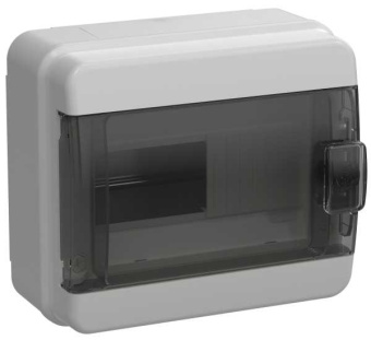 TEKFOR Корпус пластиковый КМПн-8 IP65 черная прозрачная дверь от магазина РЭССИ