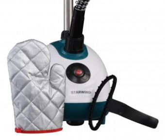 Отпариватель напольный Starwind SVG3200 1800Вт белый/зеленый от магазина РЭССИ