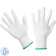 Перчатки нейлоновые Gward Touch белого цвета без покрытия р. М 12 пар NP1001 NP1001white/M12 от магазина РЭССИ